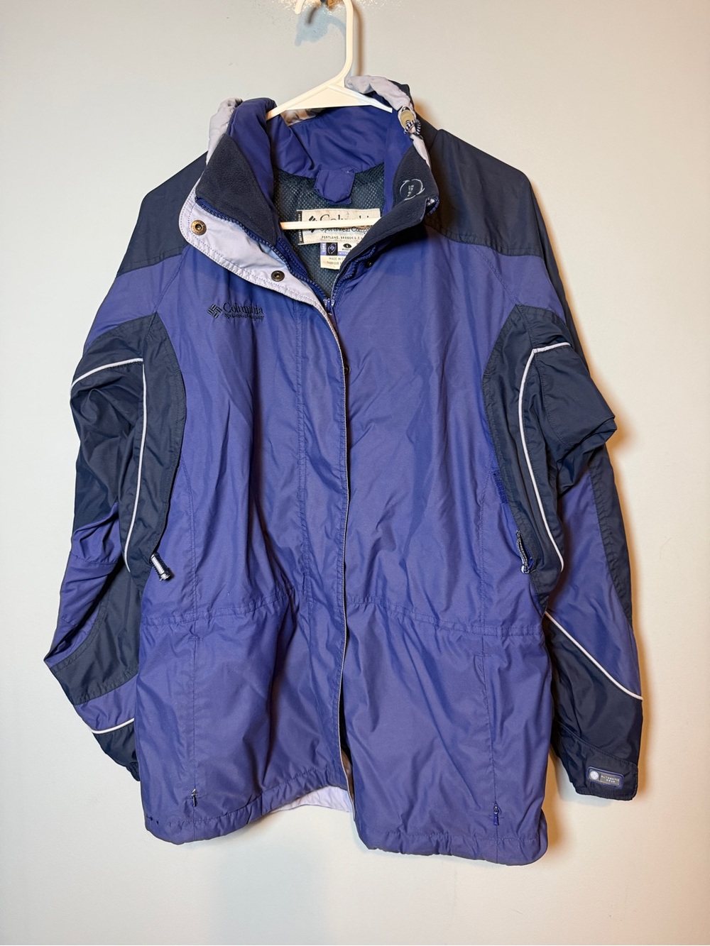 Columbia Purple & Navy Ski Jacket women’s L
